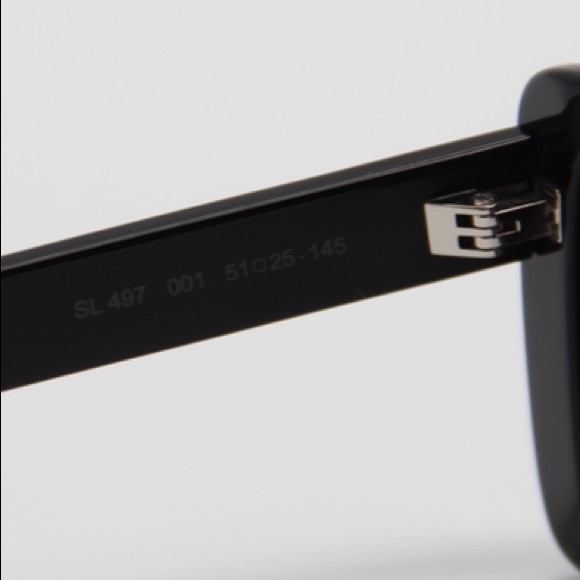 NEW SL497 001 SUNGLASSES SAINT LAURENT SL 497 001 WOMEN’S EYEWEAR - Picture 12 of 13